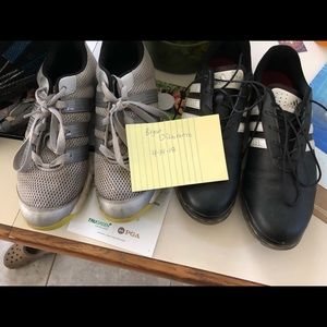 Adidas golf shoes.